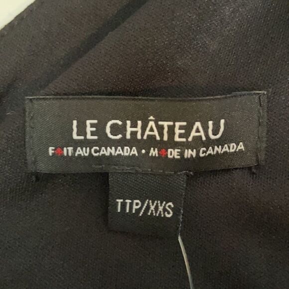 Le Chateau Floral Print Knit Cowl Neck Dress Size XXS - Picture 10 of 12